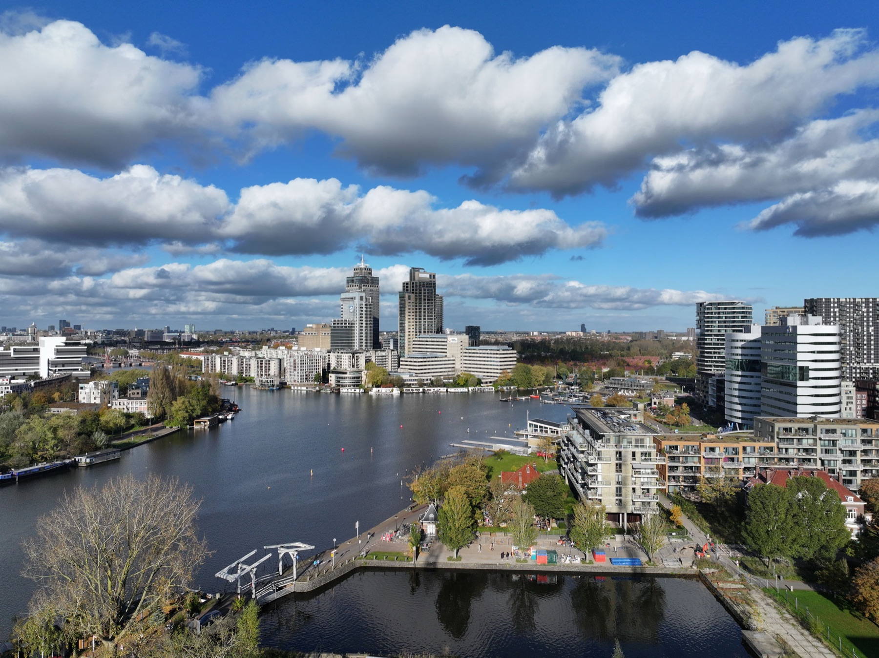 View to the east by day